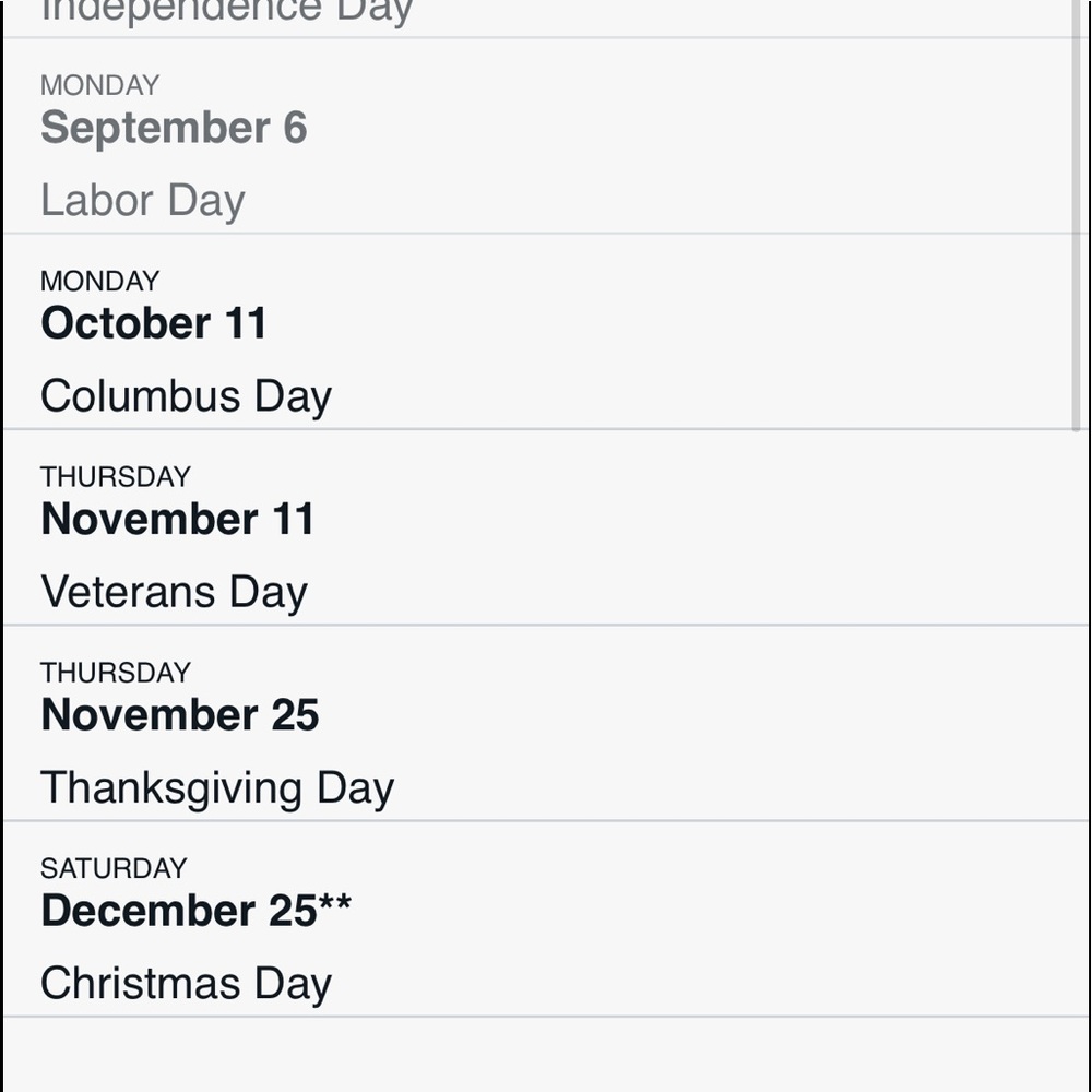 USPS 2021 Holidays - Picture 3 of 3